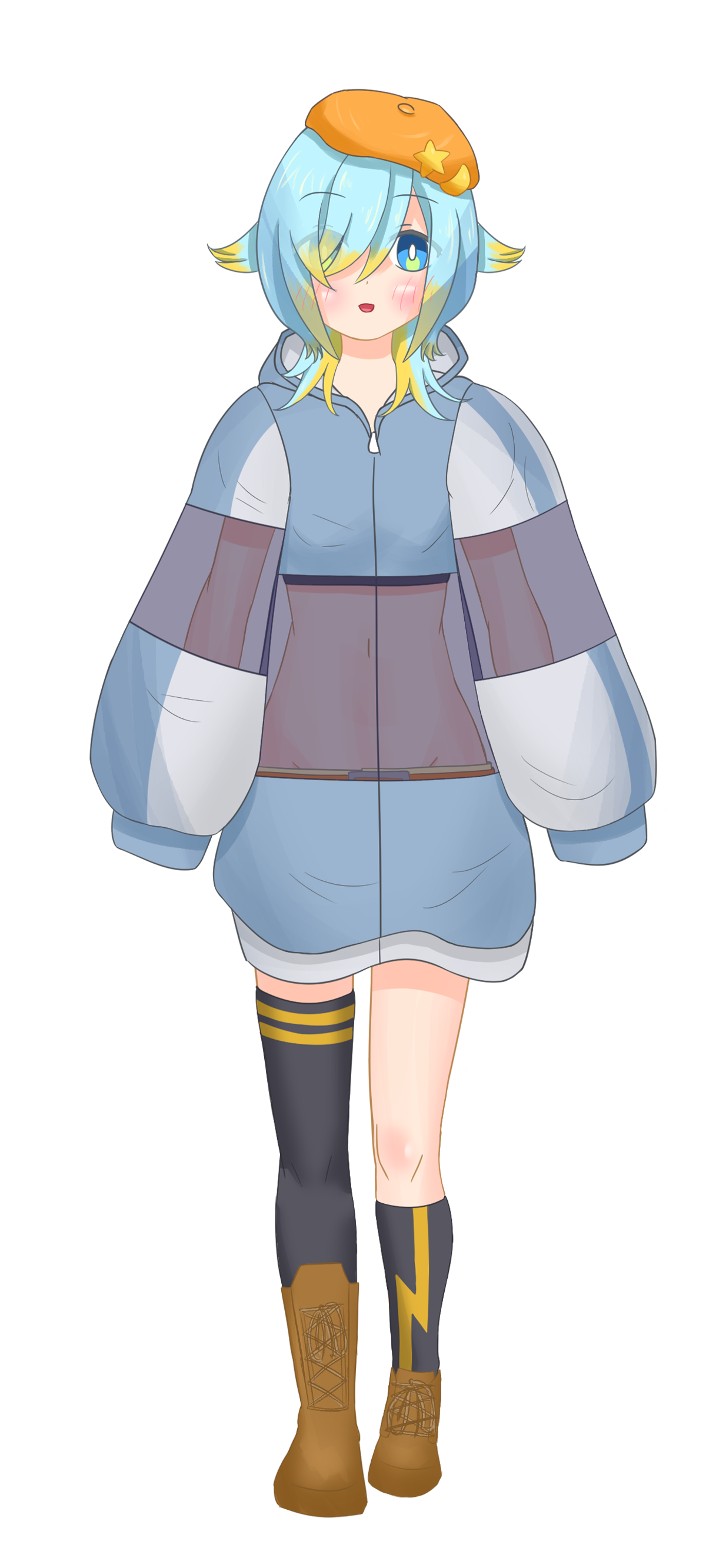 輝羅星そらのの全身イラスト